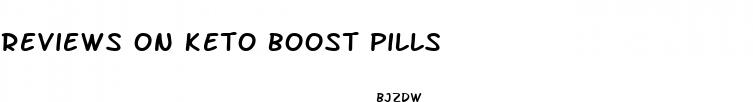 reviews on keto boost pills