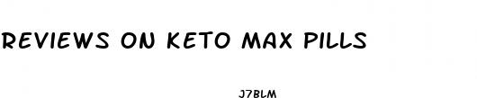 reviews on keto max pills