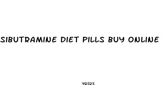 sibutramine diet pills buy online