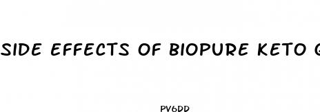 side effects of biopure keto gummies