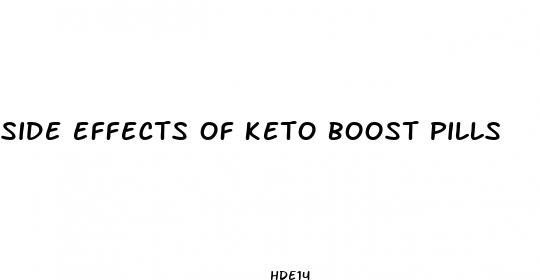 side effects of keto boost pills