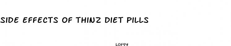 side effects of thinz diet pills