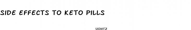 side effects to keto pills