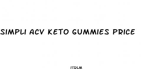 simpli acv keto gummies price