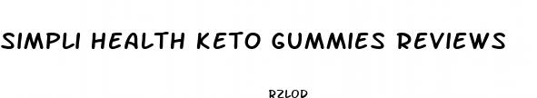 simpli health keto gummies reviews