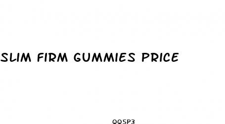 slim firm gummies price