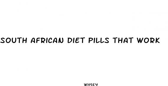 south african diet pills that work
