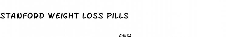 stanford weight loss pills