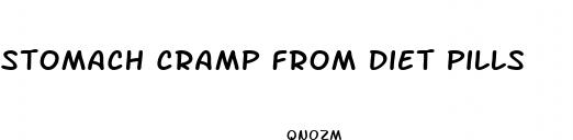 stomach cramp from diet pills