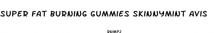 super fat burning gummies skinnymint avis
