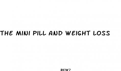 the mini pill and weight loss