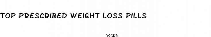 top prescribed weight loss pills