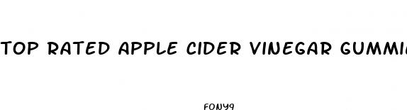 top rated apple cider vinegar gummies