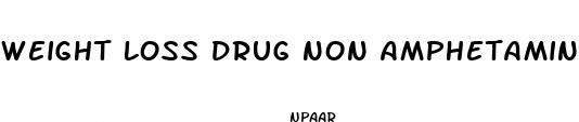 weight loss drug non amphetamine