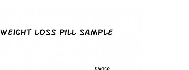 weight loss pill sample