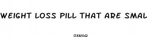 weight loss pill that are small