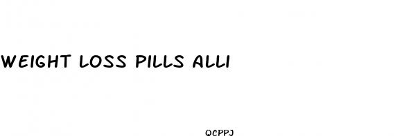 weight loss pills alli