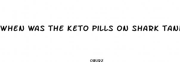 when was the keto pills on shark tank
