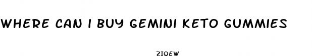 where can i buy gemini keto gummies