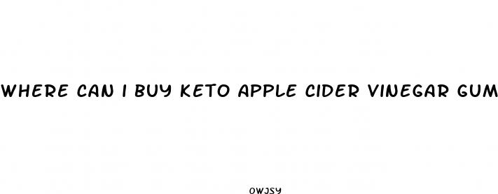 where can i buy keto apple cider vinegar gummies
