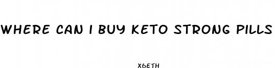 where can i buy keto strong pills