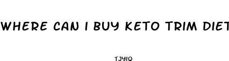 where can i buy keto trim diet pills