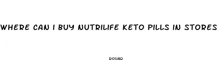 where can i buy nutrilife keto pills in stores