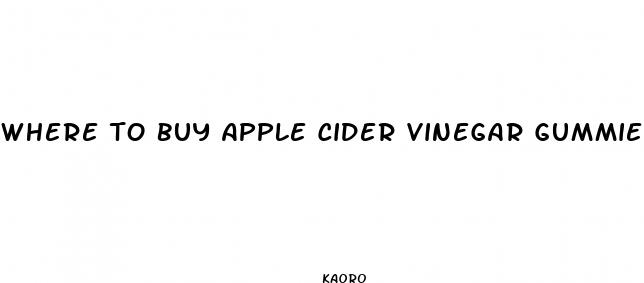 where to buy apple cider vinegar gummies near me