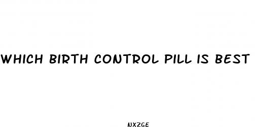 which birth control pill is best for weight loss