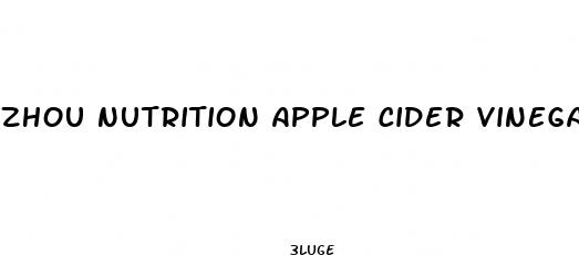 zhou nutrition apple cider vinegar gummies