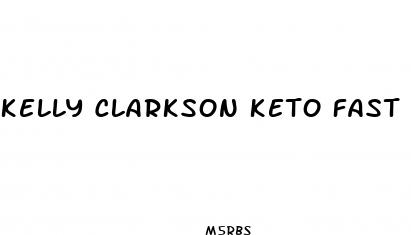 kelly clarkson keto fast