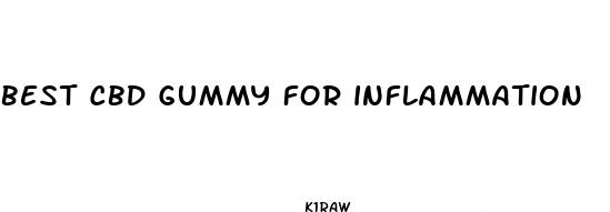 best cbd gummy for inflammation