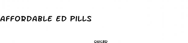 affordable ed pills
