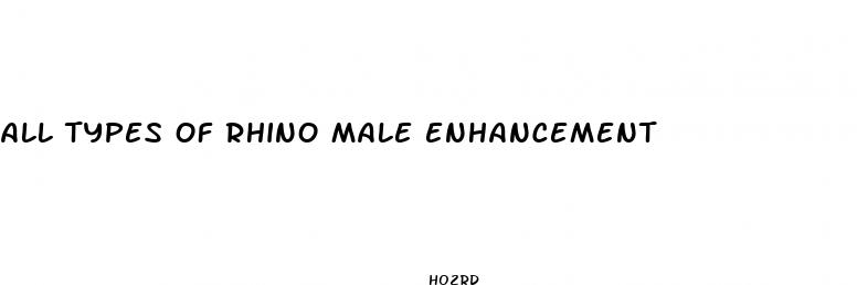 all types of rhino male enhancement