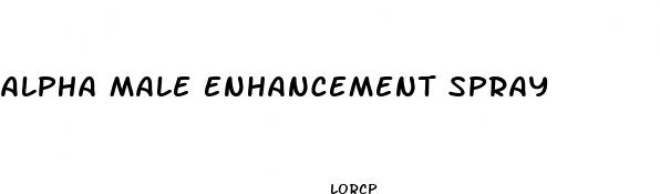 alpha male enhancement spray