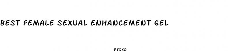 best female sexual enhancement gel