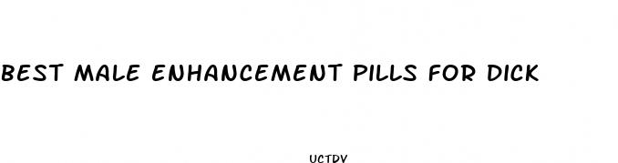 best male enhancement pills for dick