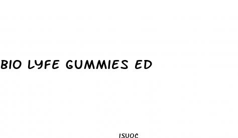 bio lyfe gummies ed