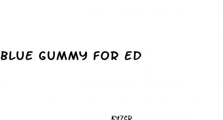 blue gummy for ed