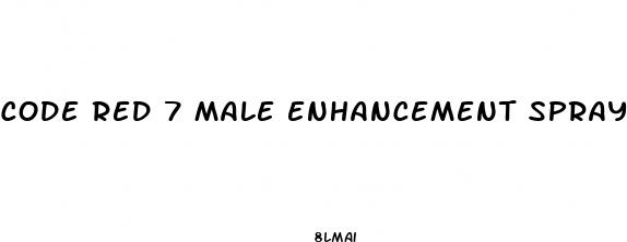code red 7 male enhancement spray