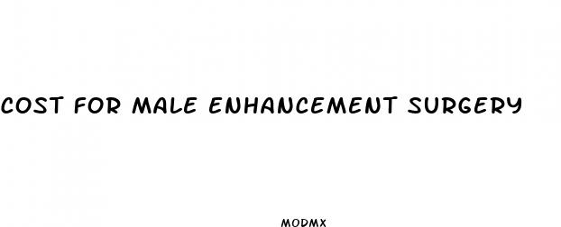 cost for male enhancement surgery