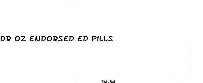 dr oz endorsed ed pills