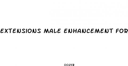 extensions male enhancement formula reviews