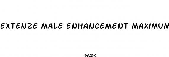 extenze male enhancement maximum strength extended release reviews