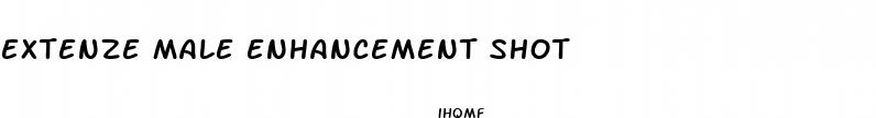 extenze male enhancement shot