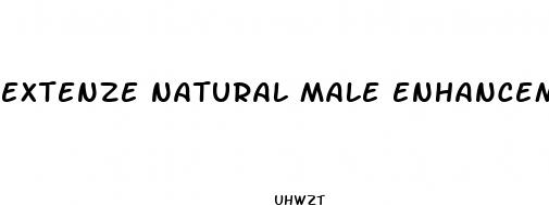 extenze natural male enhancement