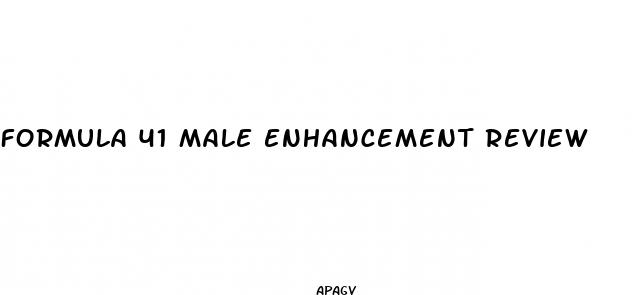formula 41 male enhancement review