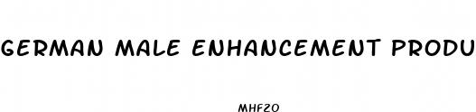 german male enhancement products