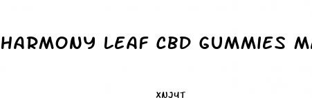 harmony leaf cbd gummies male enhancement