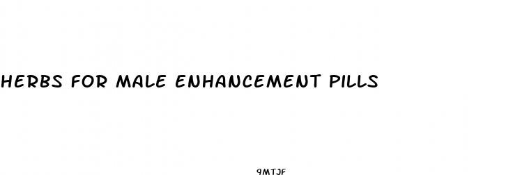 herbs for male enhancement pills